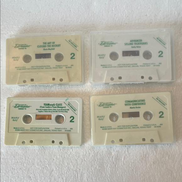 Mary Kay Cassette Tapes the world of dreams seminar 93 selling teamwork vintage - Picture 2 of 10